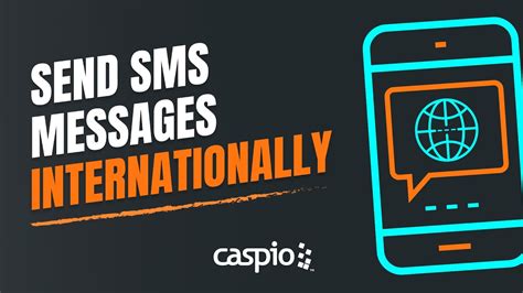 sending text messages internationally.